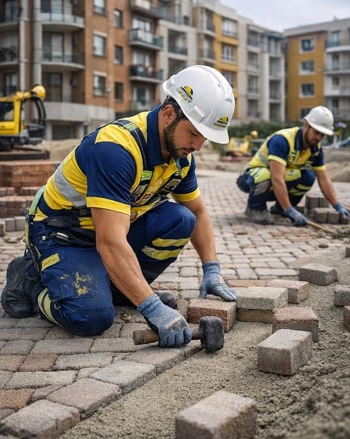 Paver and flooring installation in Colombia
